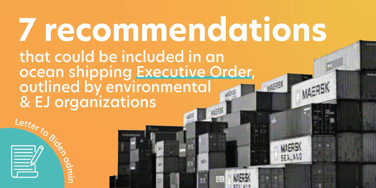 🚨Emissions from ships & ports pose serious health concerns to portside communities, which often already suffer from racial discrimination, marginalization & economic insecurity. 🚨 But we can chart a new course. 🌊 Join the tide for #PollutionFreePorts: bit.ly/ocexecorder