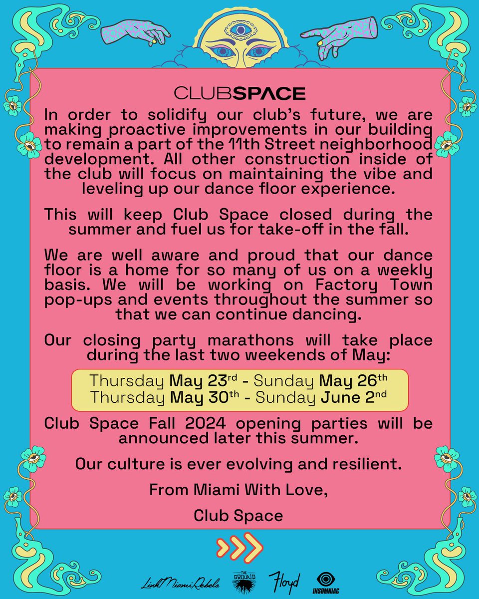 clubspacemiami tweet picture