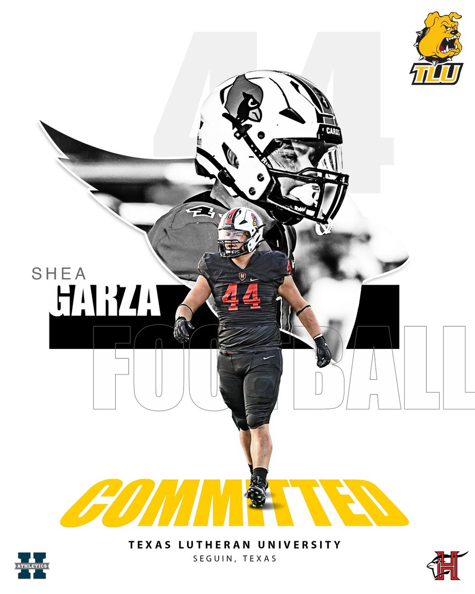 Big Congratulations to Harlingen High School Student-Athlete, Shea Garza, who just signed his letter of intent to play football for Texas Lutheran University! We wish you the best for next year!