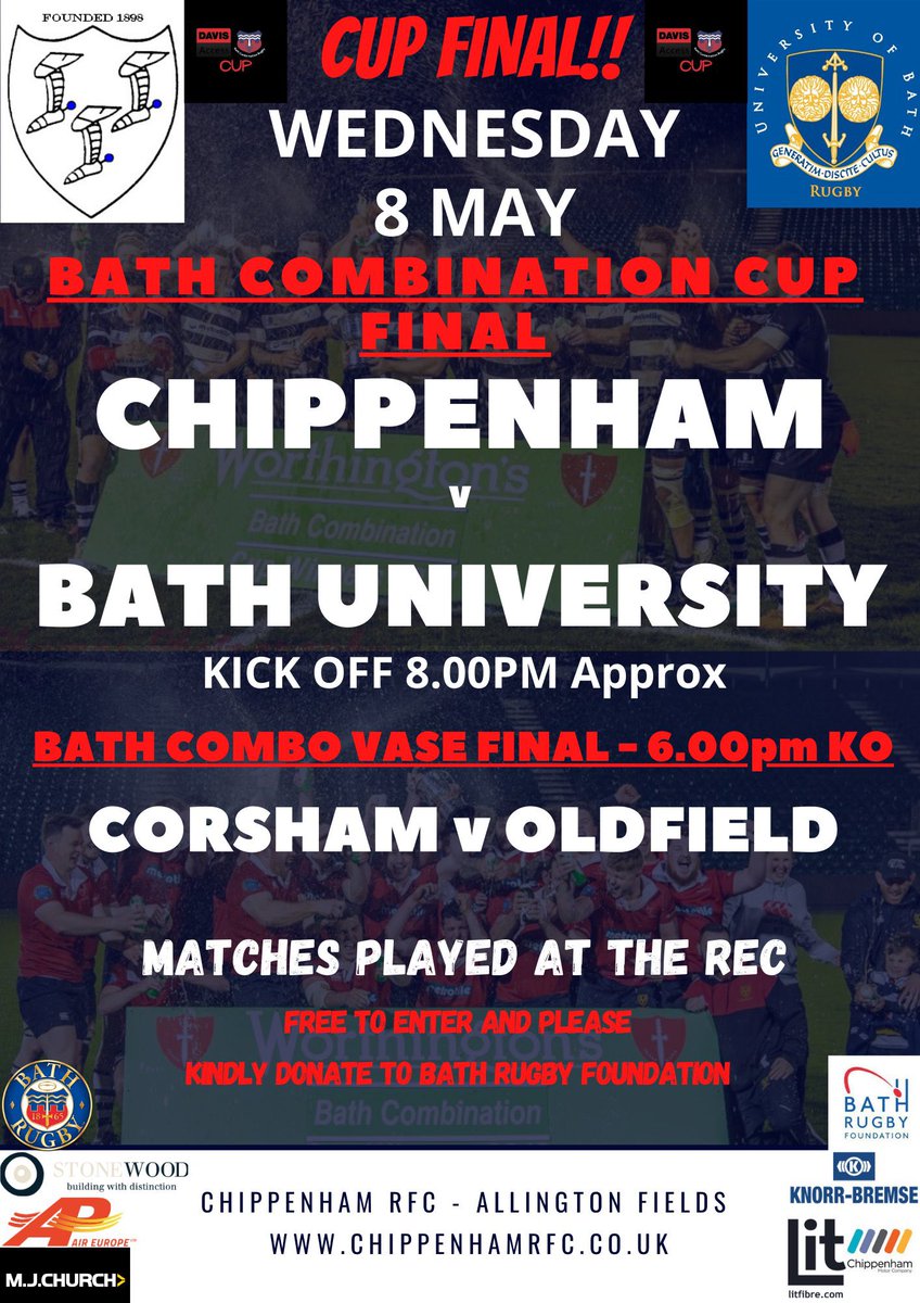 Dear @GWRHelp 

Could you advise what trains will be running from Chippenham to Bath on Wed 8 May?

There’s 1,000’s trying to get to Rugby Finals at The Bath Rec and we need trains..

Can you help?? #StrikeDay