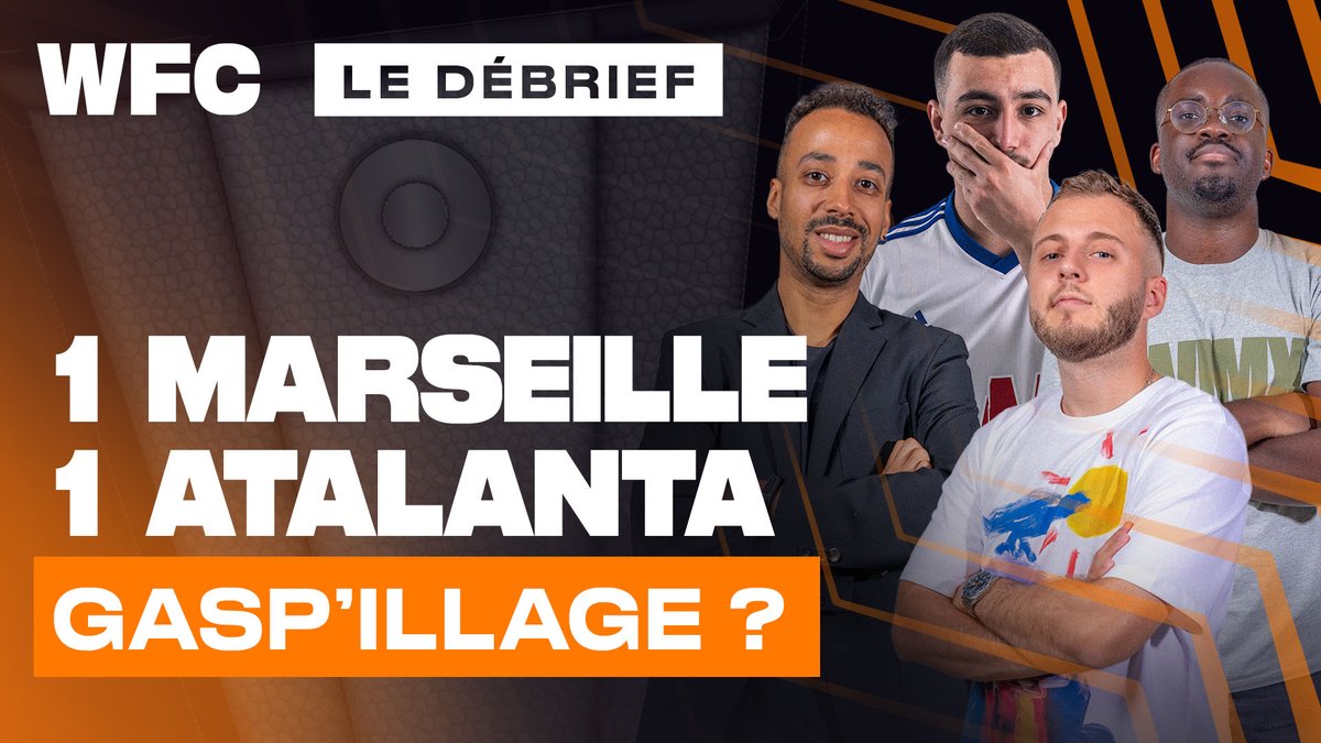 👊 OM : il faudra aller gagner à l’Atalanta ! 🚨 LIVE ▶ youtube.com/live/L7lNY-dfo… 🗣️ @TBonnavent / @NajimMedini / @EltoMok / @tidianymbo