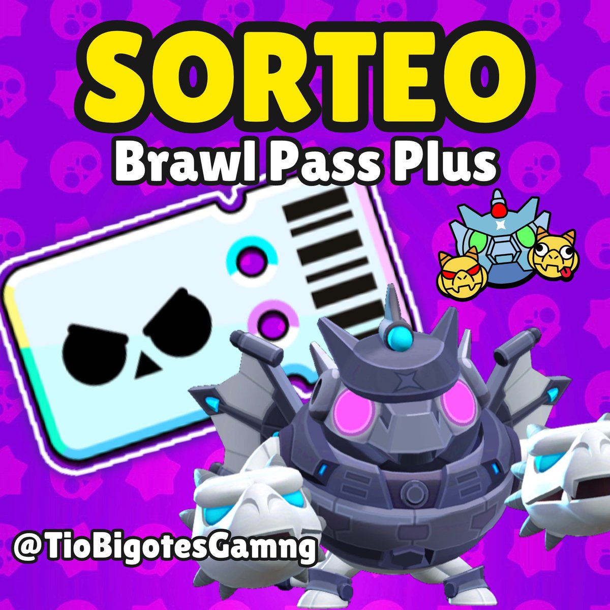 El Tío Bigotes Gaming (@tiobigotesgamng) on Twitter photo ✨ SORTEO / GIVEAWAY BRAWL PASS PLUS
🎁 1 ganador se llevará el nuevo pase de Godzilla de Brawl Stars
- Sígueme <a href="/TioBigotesGamng/">El Tío Bigotes Gaming</a>
- RT ♻️ y Like ❤️
- Menciona a dos amigos
Termina el 9 de mayo 🍀 ✨ SORTEO / GIVEAWAY BRAWL PASS PLUS
🎁 1 ganador se llevará el nuevo pase de Godzilla de Brawl Stars
- Sígueme <a href="/TioBigotesGamng/">El Tío Bigotes Gaming</a>
- RT ♻️ y Like ❤️
- Menciona a dos amigos
Termina el 9 de mayo 🍀