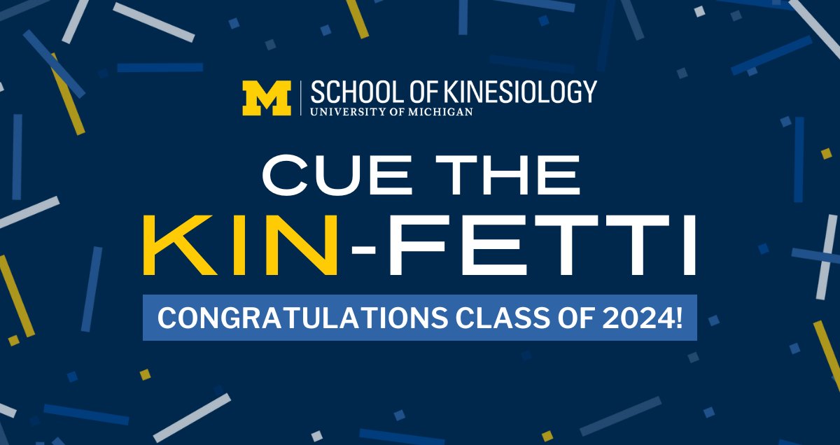 Congratulations, Kinesiology Class of 2024! #TakeItToTheNextLevel