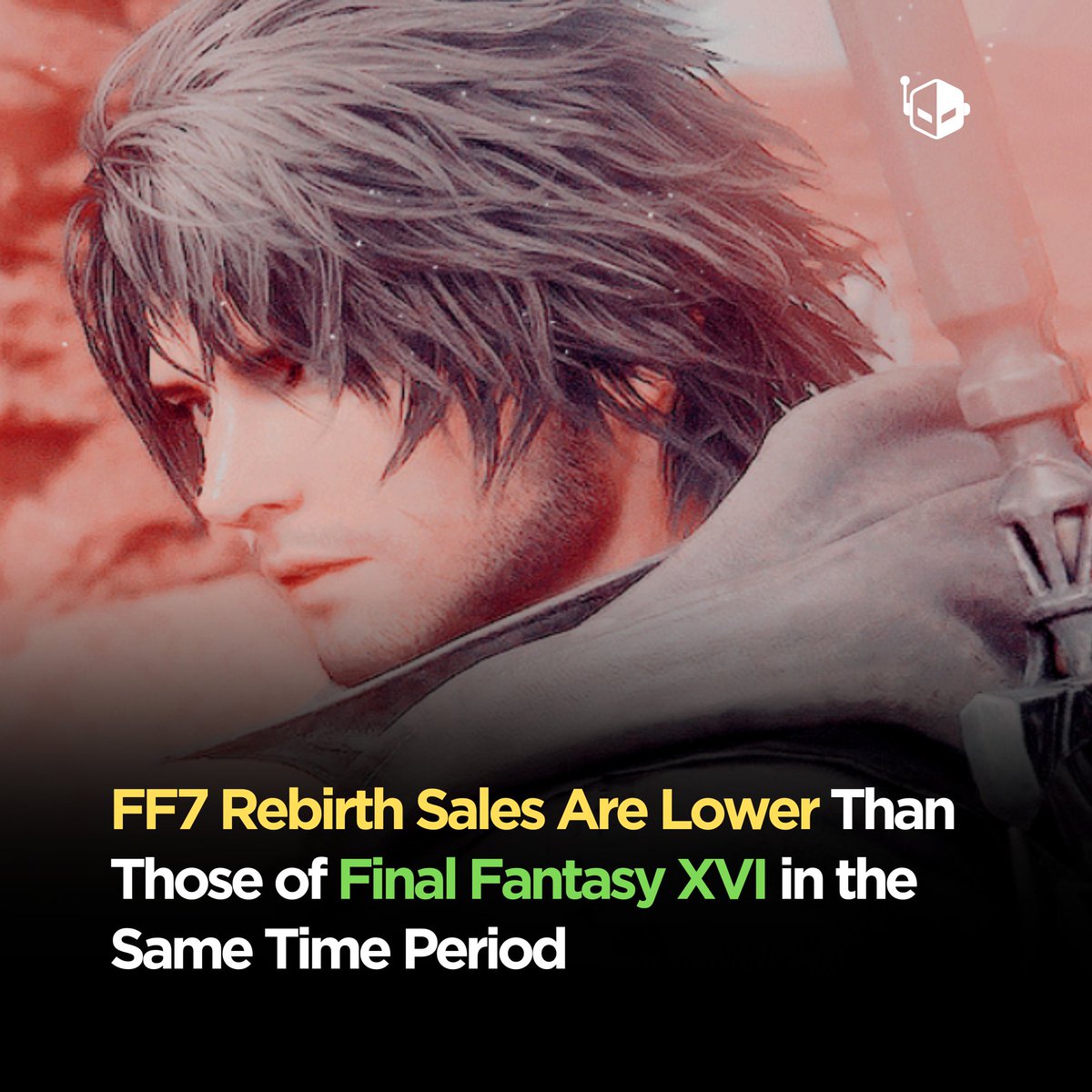 FF7 Rebirth sales in the US on PlayStation 5 are lower than those of Final Fantasy XVI in the same time period. wccftech.com/ff7-rebirth-sa…