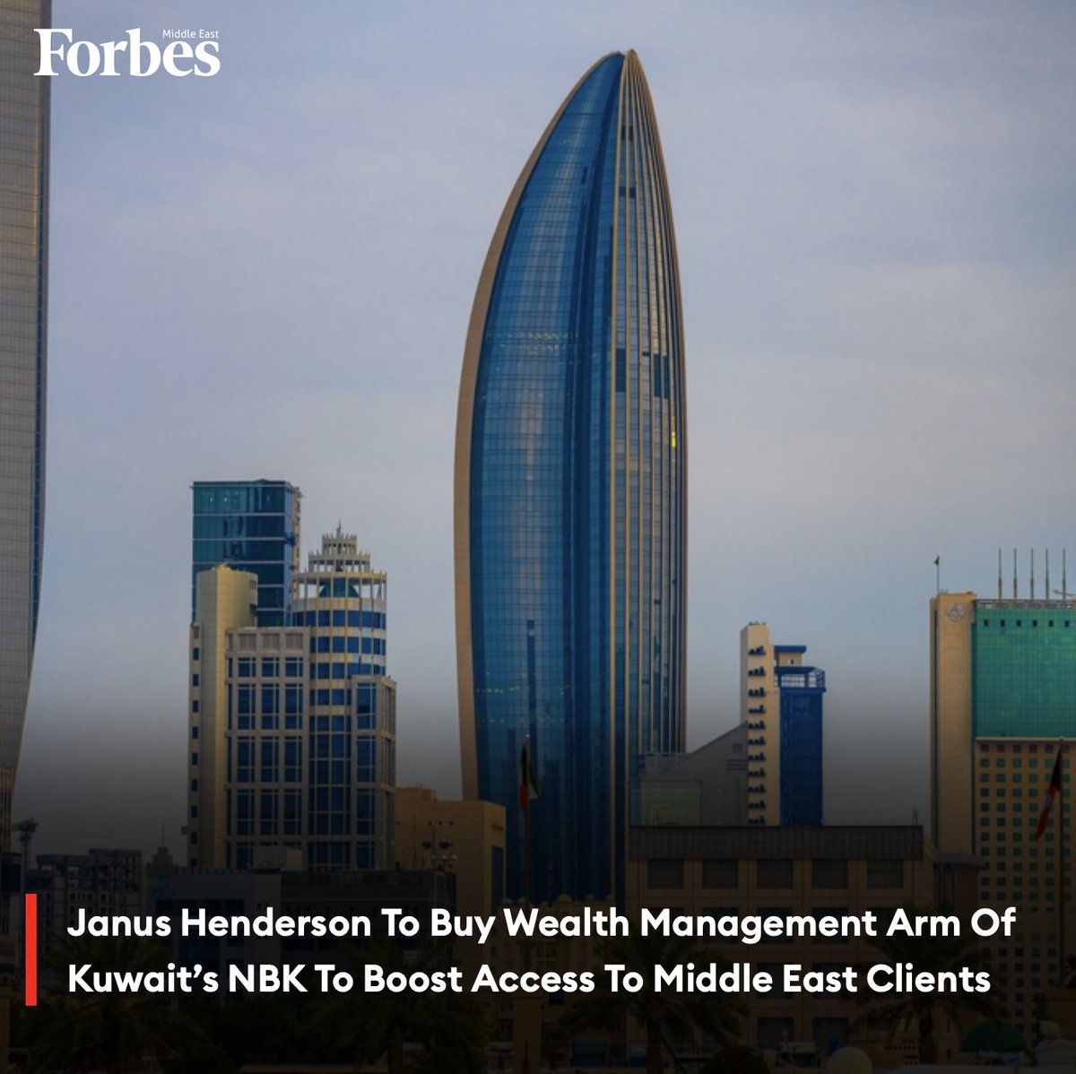 Janus Henderson plans to acquire National Bank of Kuwait’s alternative investment unit NBK Wealth, providing the asset management firm with a clear path and access to clients in the Middle East. #Forbes #Kuwait For more details: 🔗 on.forbesmiddleeast.com/lim2