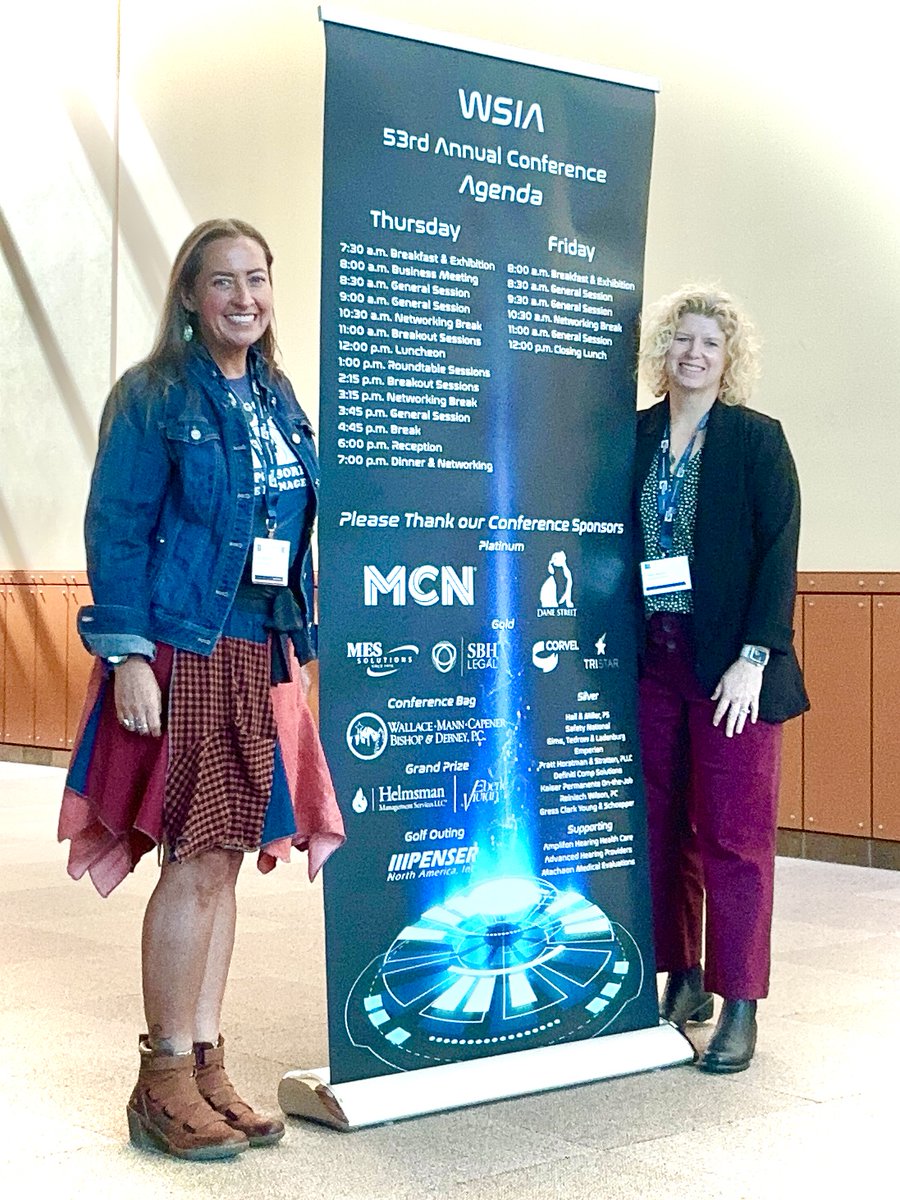 Please stop us to say hi & talk shop, or just take a moment to expand our network! It's a great turnout here at the WSIA 53rd Annual Conference.  
#ccmc #crrn #nurseworksnw #nursecasamagement #washington #casemanagement #laborandindustries #washinngtonlni #wahealth #workerscomp