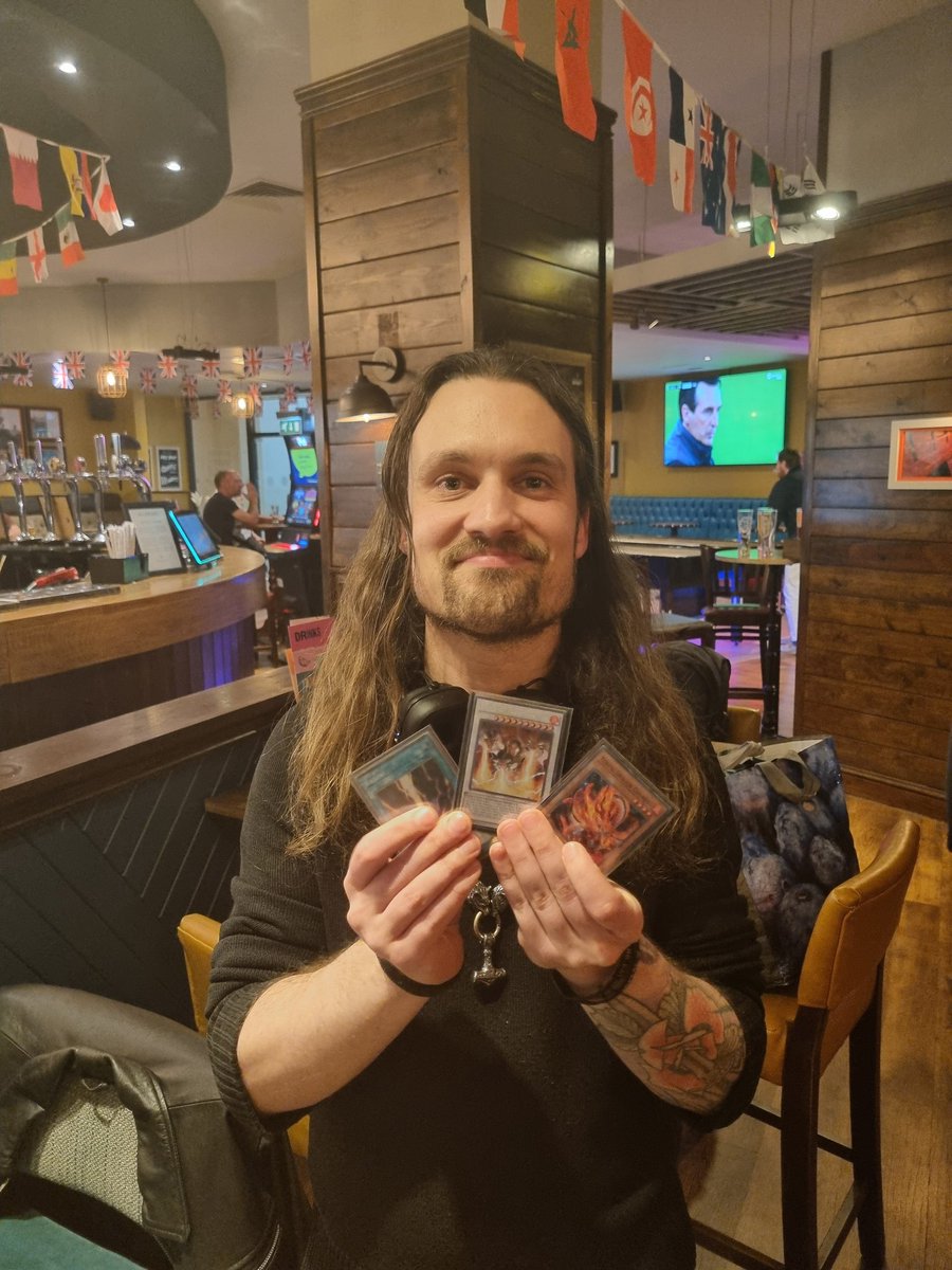 CornerstoneYGO's tweet photo. Congrats to Stelian for coming first place tonight with Tenpai! He asked a friend and they came through! @YuGiOhCardEU https://t.co/eLp2tKQUvd