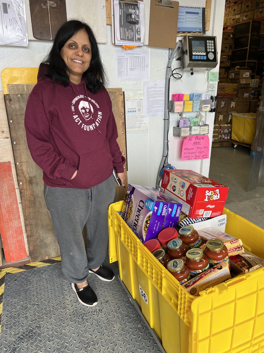 Thank you to the Act foundation Canada who recently dropped off 169 lbs of food! 😊 act foundation canada #ThankfulThursday #Orangeville #DufferinCounty #DufferinFoodShare