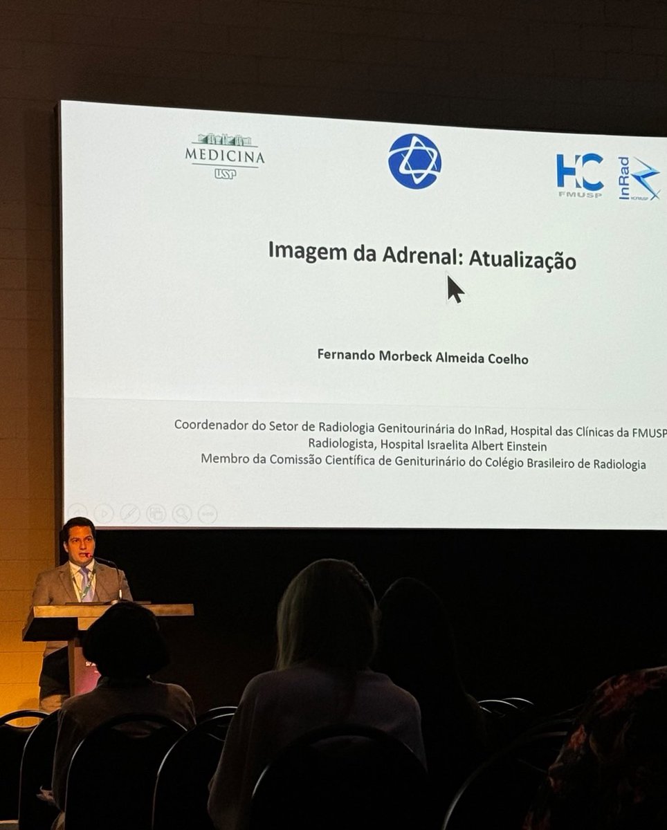 Fernando Morbeck Coelho, MD, PhD (@morbeckfernando) on Twitter photo Adrenal Imaging Update at Jornada Paulista de Radiologia 2024 (<a href="/spradiologia/">SPR</a> 🤝 <a href="/RSNA/">RSNA</a> ).
Relevant questions need to be reviewed:
NCCT HU: 10 HU | 20 HU?
CT washout: work?
NCCT vs. short MRI
Thoughts??
<a href="/mauzappa/">Mauricio Zapparoli, MD MSc</a> <a href="/NandoIde/">Fernando Ide Yamauchi</a> <a href="/hiltonmlf/">Hilton Leão Filho</a> <a href="/danatsouza/">Daniel Souza</a> <a href="/pedropanizza3/">Pedro Panizza</a> <a href="/PBalthazarMD/">Patricia Balthazar, MD, MPH, CIIP</a> Adrenal Imaging Update at Jornada Paulista de Radiologia 2024 (<a href="/spradiologia/">SPR</a> 🤝 <a href="/RSNA/">RSNA</a> ).
Relevant questions need to be reviewed:
NCCT HU: 10 HU | 20 HU?
CT washout: work?
NCCT vs. short MRI
Thoughts??
<a href="/mauzappa/">Mauricio Zapparoli, MD MSc</a> <a href="/NandoIde/">Fernando Ide Yamauchi</a> <a href="/hiltonmlf/">Hilton Leão Filho</a> <a href="/danatsouza/">Daniel Souza</a> <a href="/pedropanizza3/">Pedro Panizza</a> <a href="/PBalthazarMD/">Patricia Balthazar, MD, MPH, CIIP</a>