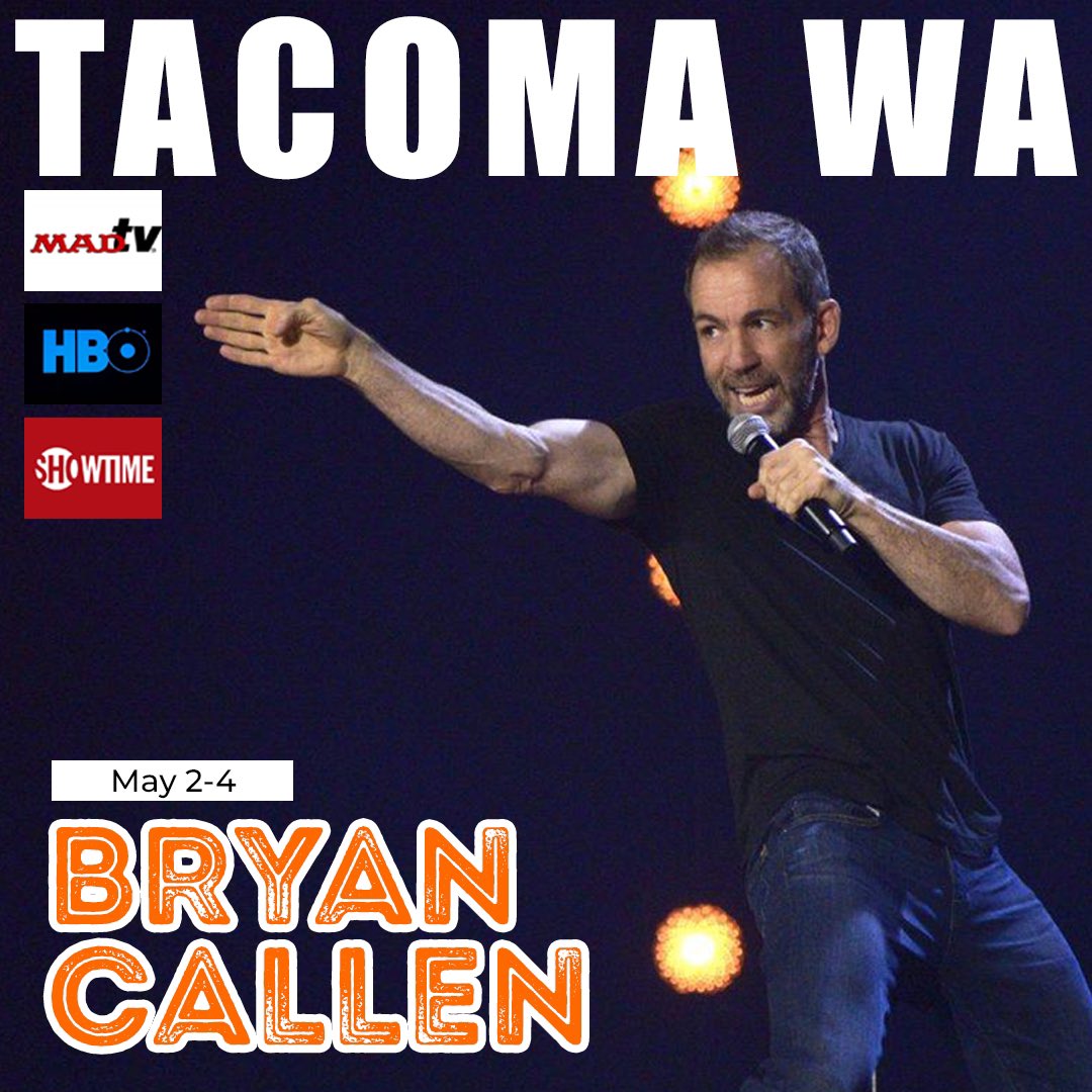 Tonight is the night! Bryan Callen is downtown serving up JOKES! Get those tickets, call your friends and let’s goooo.