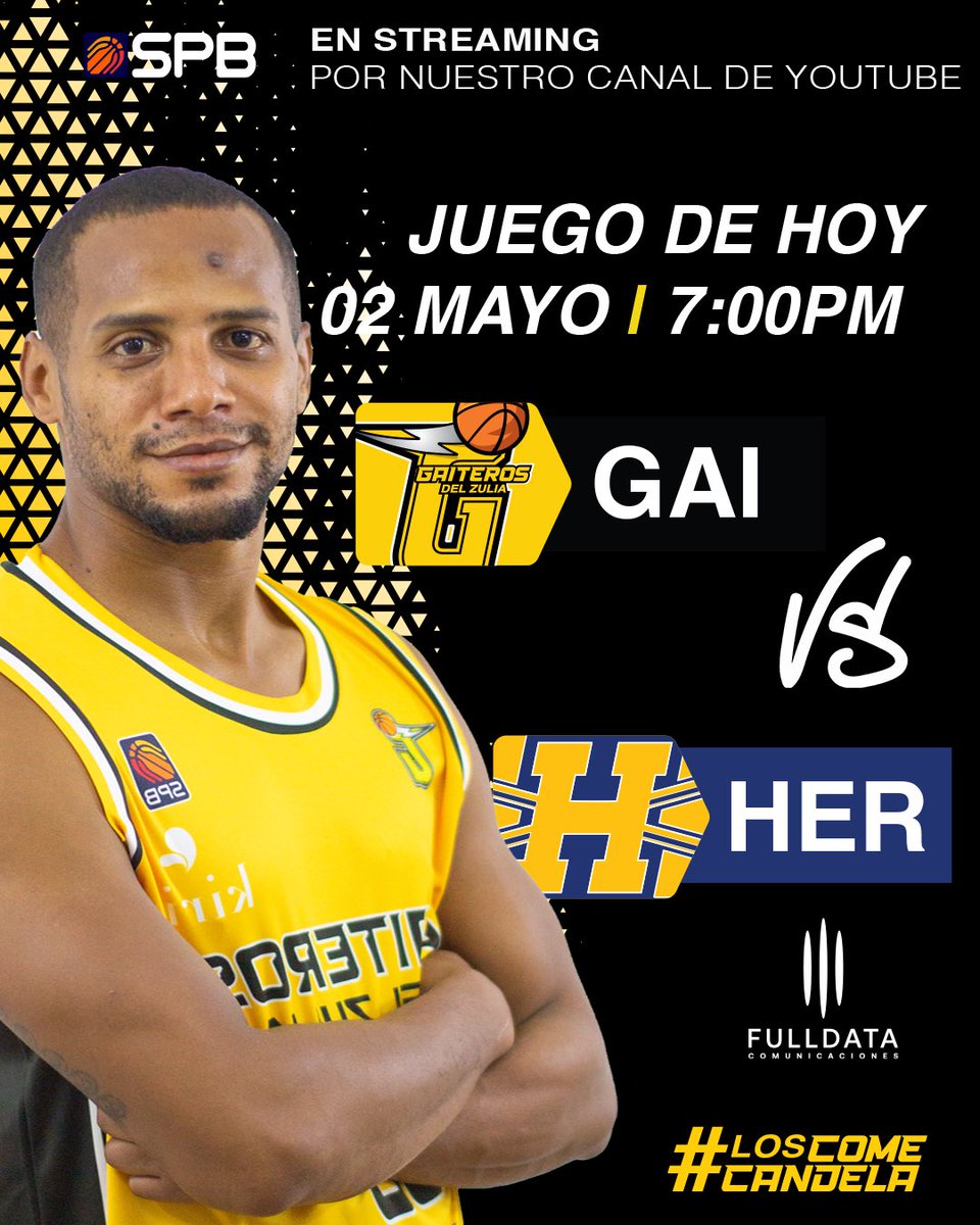 ¡Esto empieza hoy! #loscomecandela salen a la cancha … 

🚩 Fecha 1 | Superliga Profesional De Baloncesto 

Jueves 02/05/2024

@gaiterosdelzuliaca 🆚 @falconheroes

Gimnasio Pedro Elías Belisario Aponte, Maracaibo Estado Zulia

Hora: 7:00 PM

#golty #spbesbaloncesto #spbven
