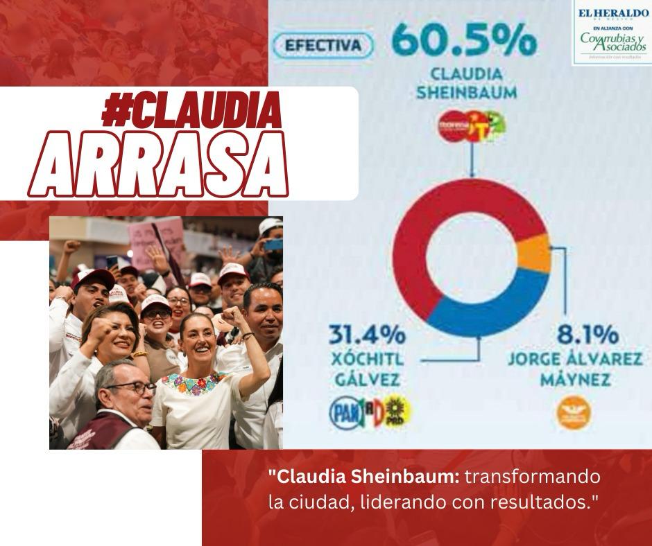 #ClaudiaArrasa