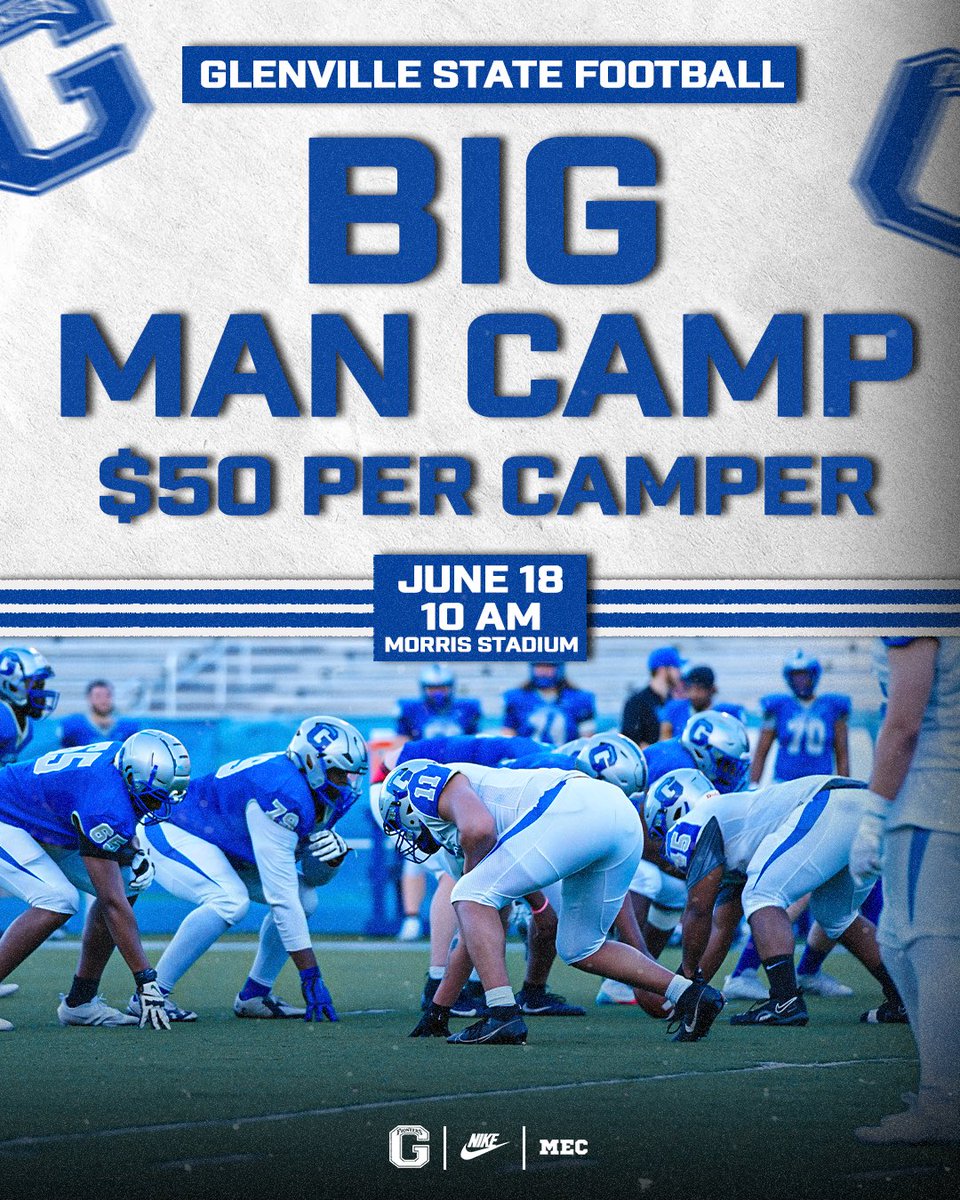 𝘽𝙄𝙂 𝙈𝘼𝙉 𝘾𝘼𝙈𝙋!

Our 𝟕 𝗼𝗻 𝟕 isn’t the only showcase we’re having on June 18! We will also be holding a 𝘽𝙄𝙂 𝙈𝘼𝙉 𝘾𝘼𝙈𝙋!

⌚️ 10 a.m.
🏟️ Morris Stadium

#GoPioneers