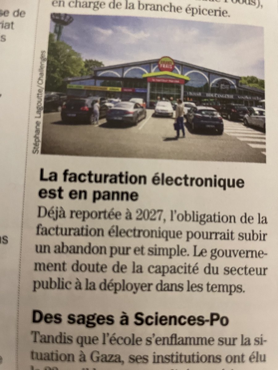 Article dans Challenges ce jour. No comment!