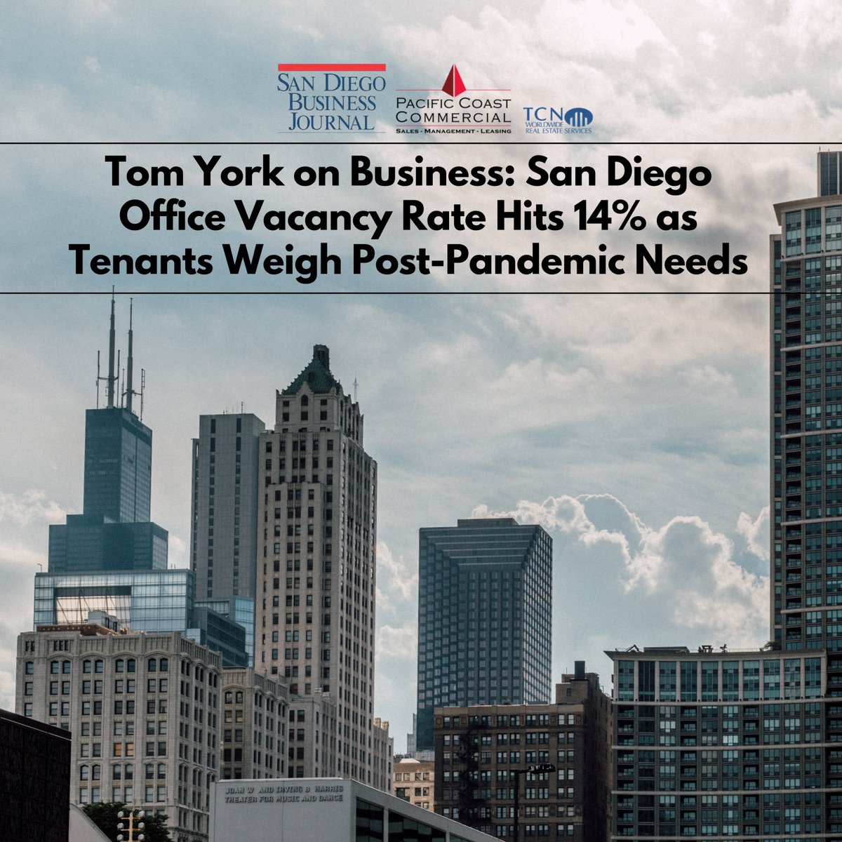 San Diego's office vacancy rate hits 14% as businesses navigate post-pandemic needs. With leasing activity slowing, tenants are reevaluating their real estate footprints amidst changing work dynamics.

bit.ly/3UxkoKm

#sandiego #businesstrends #realestate #postpandemic