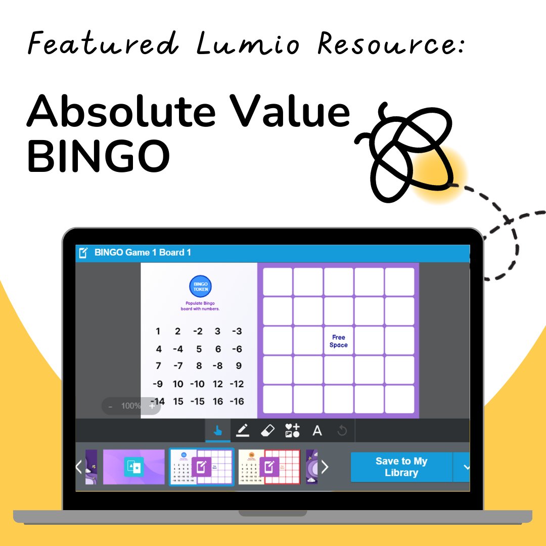 This interactive resource offers a fun way for students to practice absolute value concepts. Find it here: bit.ly/4d7YIg4 #GoLumio