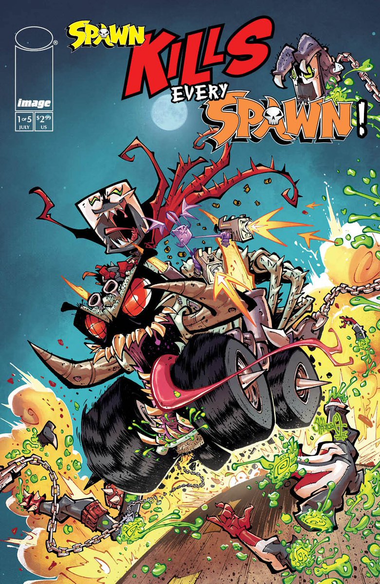 Hellspawn Spawny attends on Comic Con in Spawn Kills Every Spawn this July #comics #comicbooks #spawn graphicpolicy.com/2024/05/02/hel…