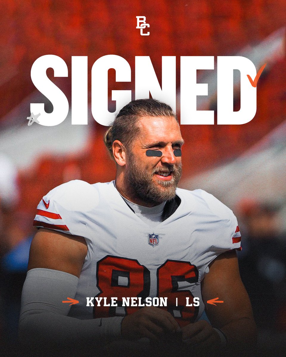 A veteran addition to the specialist group 💪🏽 #BCLions sign long snapper Kyle Nelson (@KBNelson17). Kyle suited up in 89 games with the @49ers while appearing in Super Bowl LIV. MORE 📝 | bit.ly/3UHlAvN