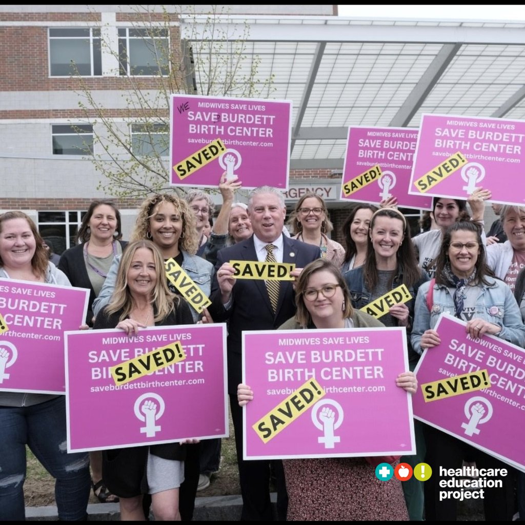 Save Burdett Birth Center Coalition celebrates victory! Burdett Birth Center, the only maternal health center in Rensselaer County, will remain open thanks to a $5M grant secured by Assemblyman John McDonald. bit.ly/44pawXm