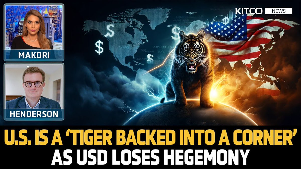 U.S. Is a ‘Tiger Backed into a Corner’ as Dollar Loses Hegemony, More Conflicts & Trade Wars Coming youtube.com/watch?v=qIBcVW…