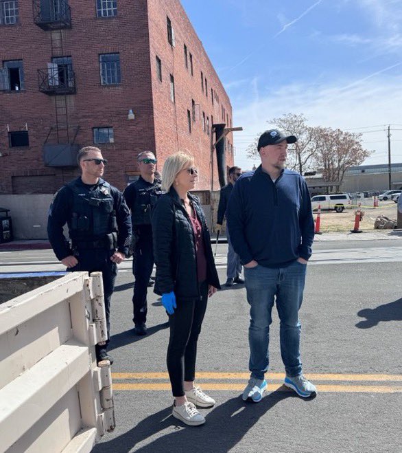 Thank you to @CityofReno Councilmember @votereese for joining the Ambassadors and our team on a walk this this morning. Councilmember Reese shadowed our Ambassadors to learn more about their work and what they encounter each day as part of our mission to keep the Downtown core