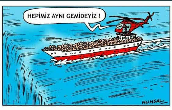 Bizim Kaptan da Uçuruma Sürükledi Her Şeyi.