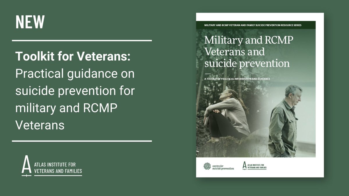 Atlas Institute for Veterans and Families (@atlasveteransca) on Twitter photo Co-created with Veterans, Families and <a href="/cspyyc/">Centre for Suicide Prevention</a>, this toolkit supports helping to understand and recognize the warning signs of suicide, and to start meaningful conversations about suicide in the Veteran community. Download the toolkit and more: atl-as.ca/suicide-preven… Co-created with Veterans, Families and <a href="/cspyyc/">Centre for Suicide Prevention</a>, this toolkit supports helping to understand and recognize the warning signs of suicide, and to start meaningful conversations about suicide in the Veteran community. Download the toolkit and more: atl-as.ca/suicide-preven…