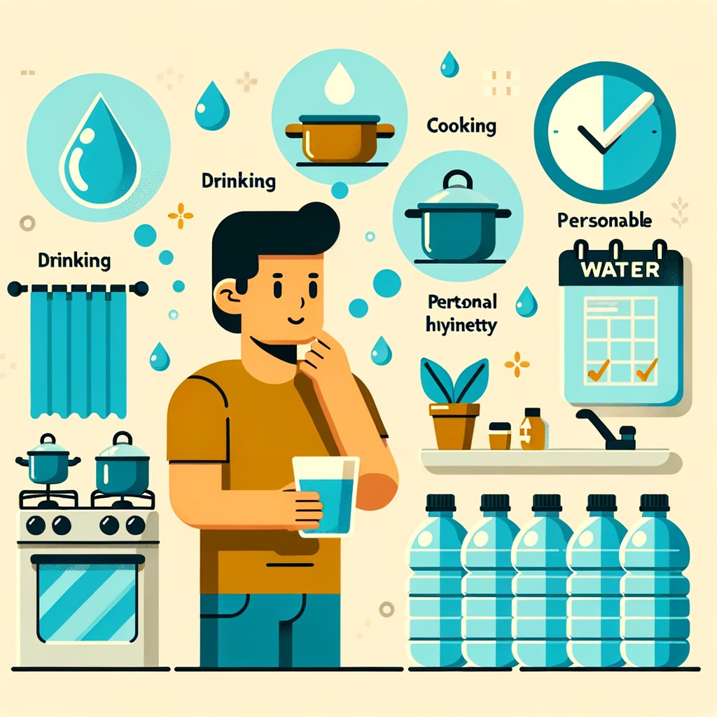 First step: Understand your daily water needs. 

An average person needs about 2-3 litres (or 1 gallon) per day for drinking alone. 

Plan for cooking and hygiene too! 

Old prepper adage: 2 is 1 and 1 is none. Store extra!

#StayHydrated