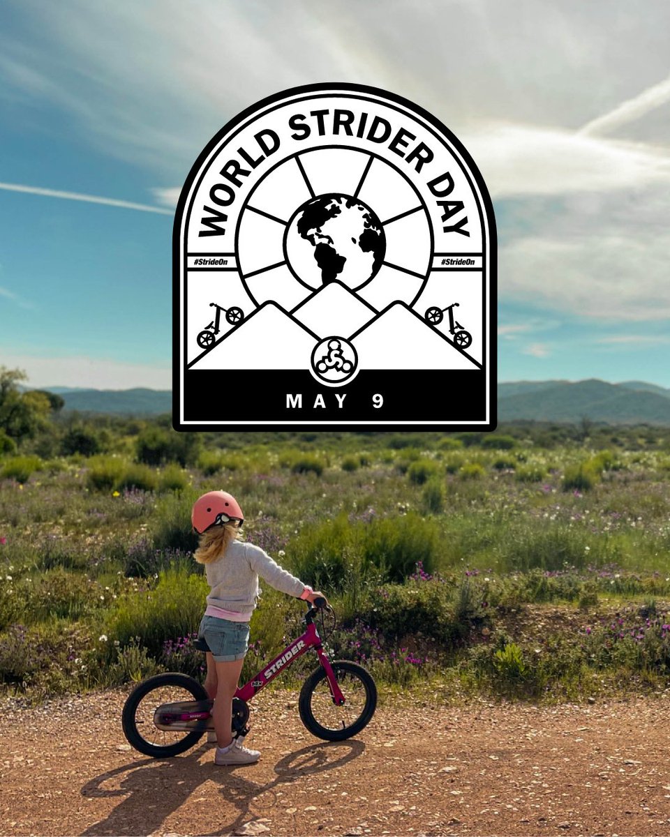 We're ONE WEEK away from World Strider Day! Join the global celebration of young riders and families spreading joy on two wheels. 🌎 ...PSST we have some EPIC prizes! 🔗 Visit the event page at fb.me/e/5jjbTNq4y for more details! 🎉 #WorldStriderDay24 #StriderBikes