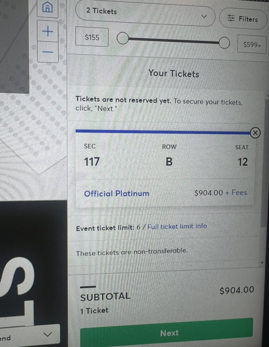 okay so here’s my take on ateez tickets that nobody asked .the villain is and always has been TICKETMASTER 
so here is two screenshots of the  outrageous prices that platinum are and the real ateez prices