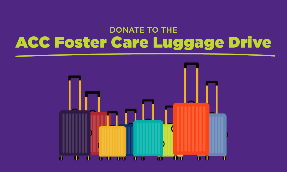 The annual ACC Foster Care Luggage Drive is open! You can donate throughout the month of May to help support graduating seniors who are leaving the foster care system. Visit students.austincc.edu/student-advoca… to learn more!