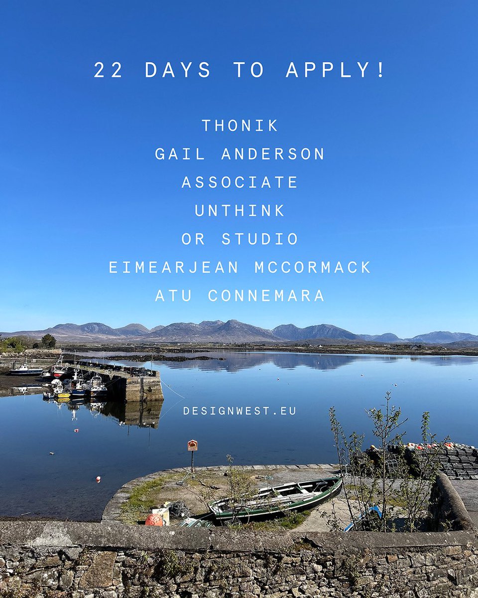 #applynow at designwest.eu