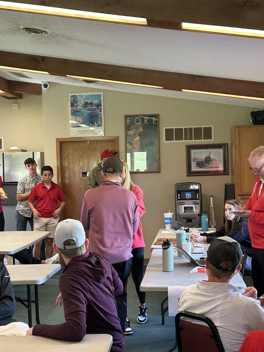 Aidan Swanson 7th at SNC golf.