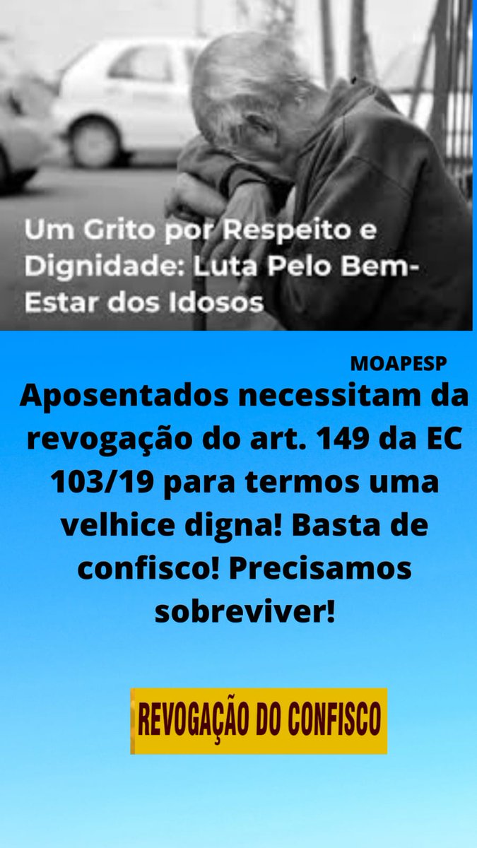 'O Art.149 da EC103/19impõe desconto de 14% nas aposentadorias de servidores aposentados que recebem acima de 1 sal. min. STF, considerem a inconstitucionalidade. @nunesmarquesK @MinAMendonca @Cristianozaninm @FlavioDino 👇 #AposentadoriaJusta'