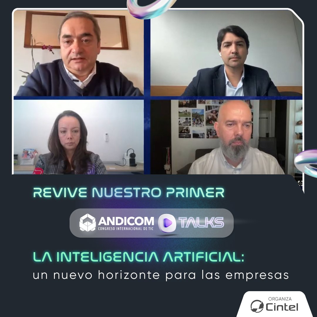 ANDICOM's tweet photo. ¡Ya está disponible la grabación de la primera entrega de #ANDICOMTalks!
Durante nuestro primer Live en 2024 hablamos sobre #IA, la principal temática tecnológica en la actualidad, analizando su presente y futuro desde una visión empresarial con su uso e implicaciones dentro de las organizaciones.
▶ Dale play aquí: https://t.co/JgYd4K3F6Y