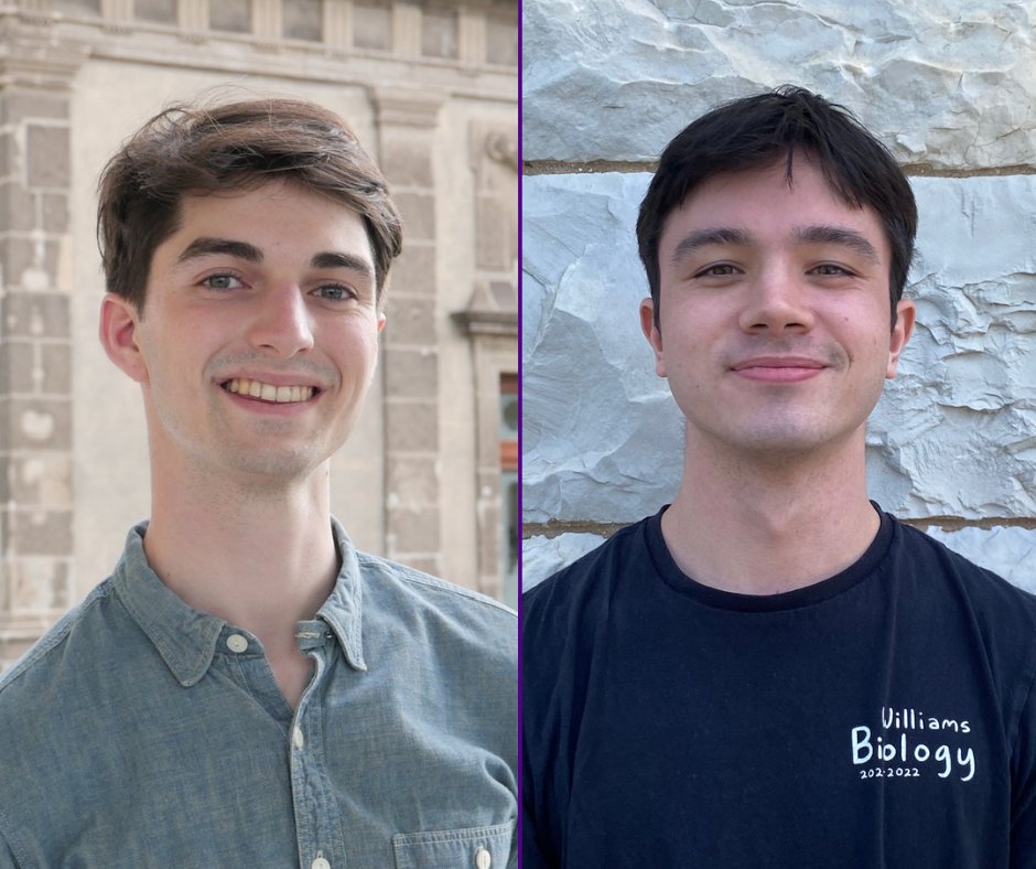 Congratulations to Sam Bishop ’25 and Luke Young-Xu ’25, both named '24-'25 #GoldwaterScholars! The award goes to students who intend to pursue research careers in the natural sciences, mathematics and engineering. See the full list of scholars: bit.ly/3sXhpR3