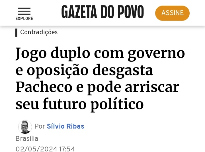 Arriscar seu futuro político? Ele não ganha nem eleição pra síndico de zona de beira de estrada. Rodrigo Maia mandou lembranças pra ele.