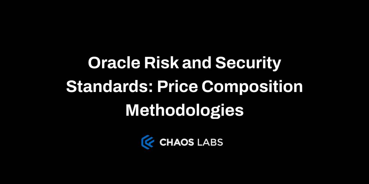 1/ Next up in our deep dive into Oracle Risk and Security Standards, we explore Price Composition Methodologies in Chapter 3 🔍