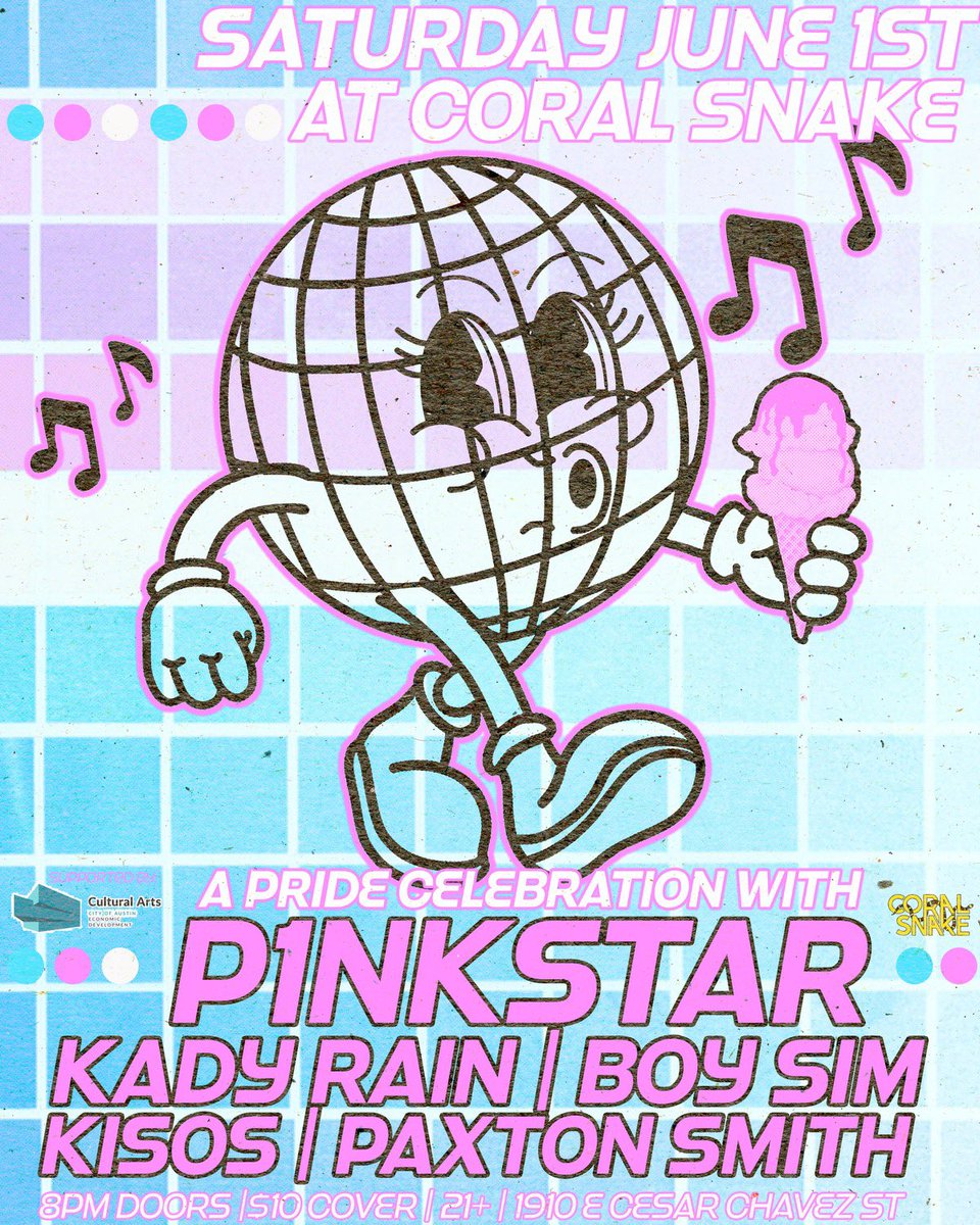 AUSTIN LETS BE GAY 🌈 Opening for @kadyrain’s massive pride celebration on June 1st 🫡 my first Texas performance wooo!!! It’s gonna be a slay of slayyerific proportions and will kick off a lil tour for me too 😘😘 Sooo see you in Austin in a month???