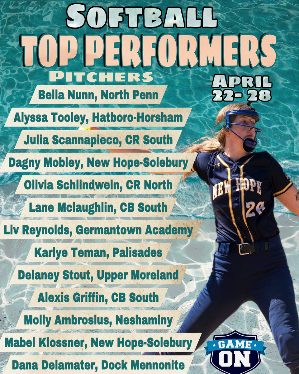 🥎Last week’s top pitcher’s performances came from veteran aces, as well as quite a few freshmen and sophomores 🙌 📍Check out their stats at the link in comment, plus see all the top performers of the week in 🥎⚾️🥍🏃‍♂️