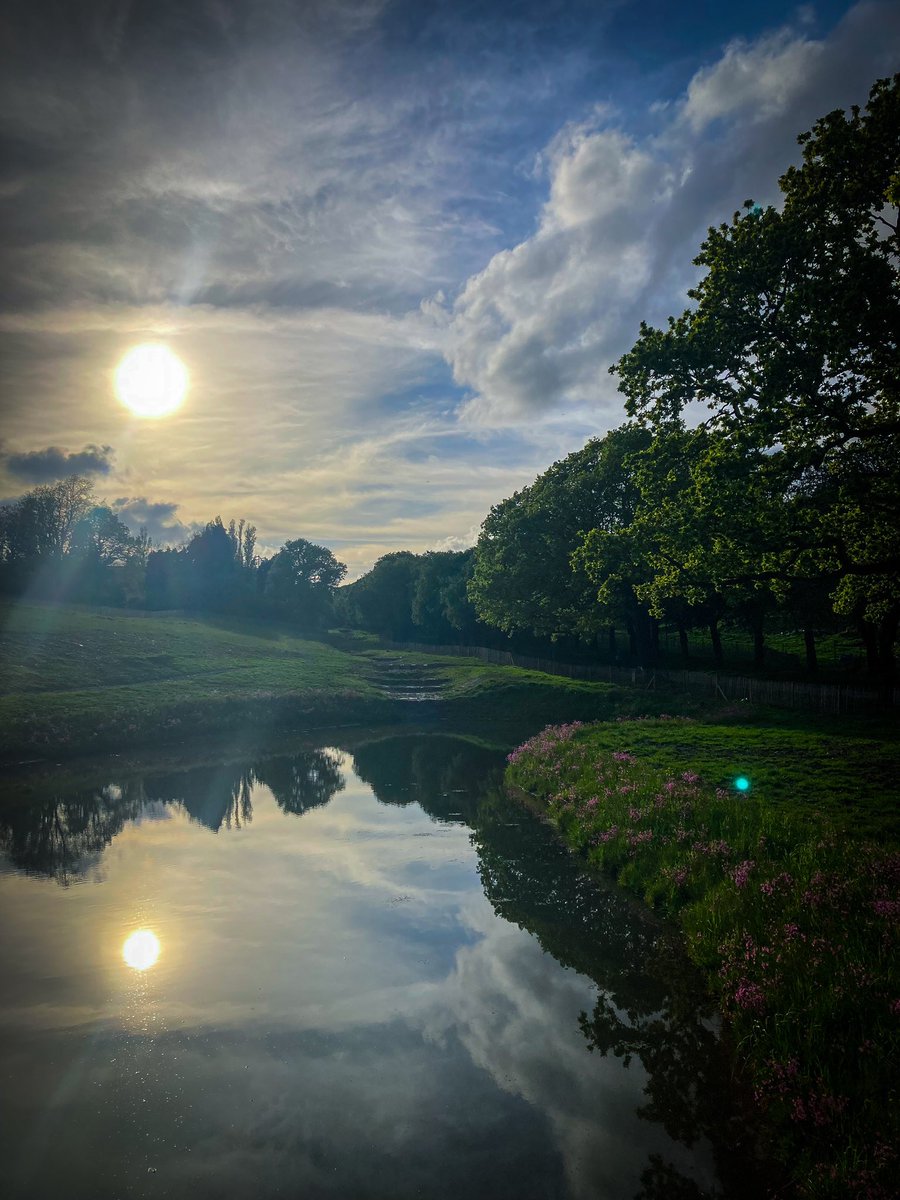 When I was cycling back from campus this evening, I stopped off at the Central Park Ponds Project to have a look at their Sustainable Drainage Systems approach. A lot of changes since I last cycled this route. 🚲