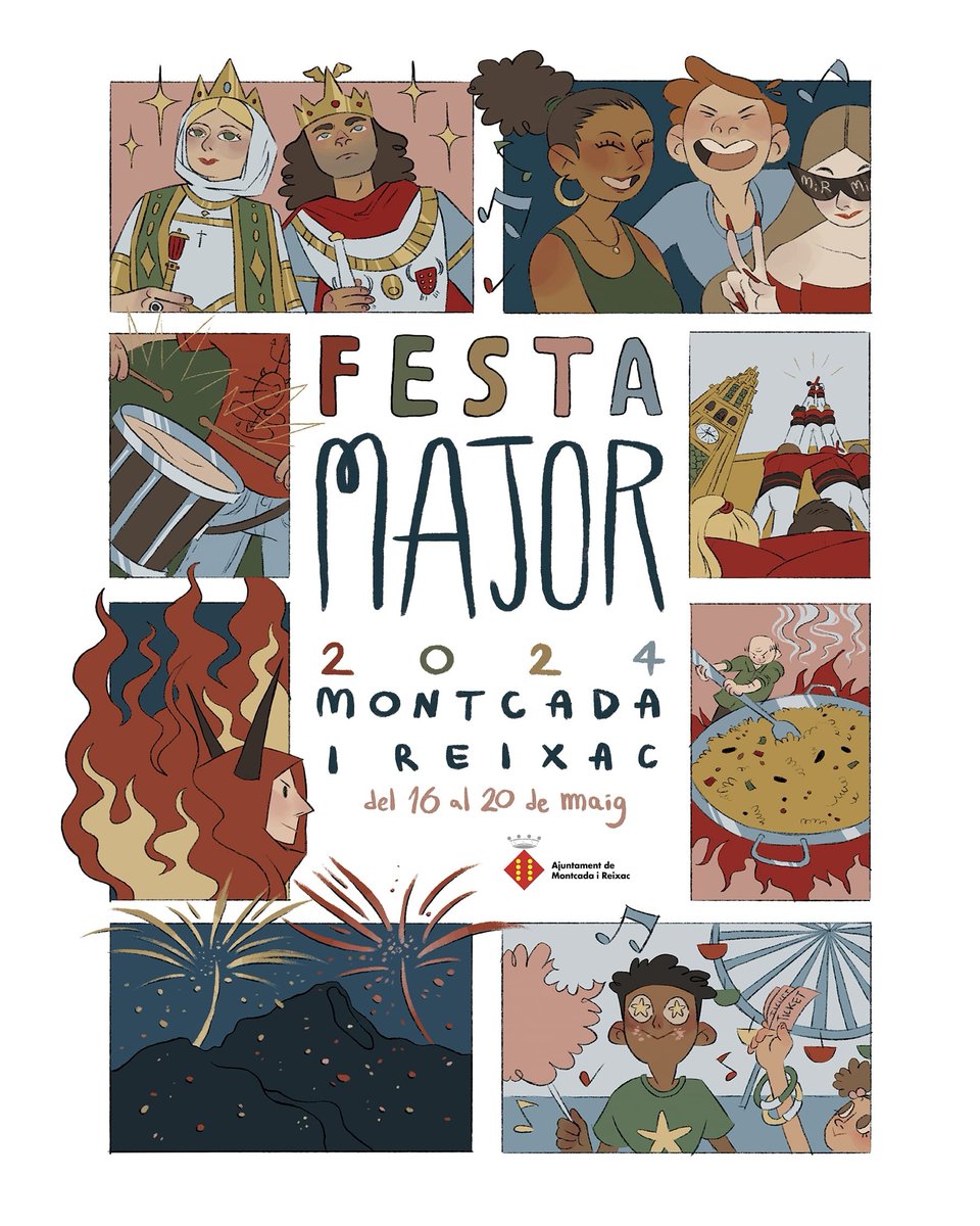 🟥Cartell de Festa Major 2024 a #Montcadaireixac 

La Festa Major és una part fonamental del caràcter, la tradició i el teixit social d’un territori, és una oportunitat única per gaudir del retrobament i la participació de tota la ciutadania. 

♥️16 al 20 de maig, estem de Festa