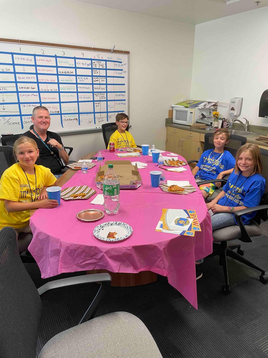 Yesterday, these lucky Bobcat Bash winners got to be principal and assistant principal for the day!