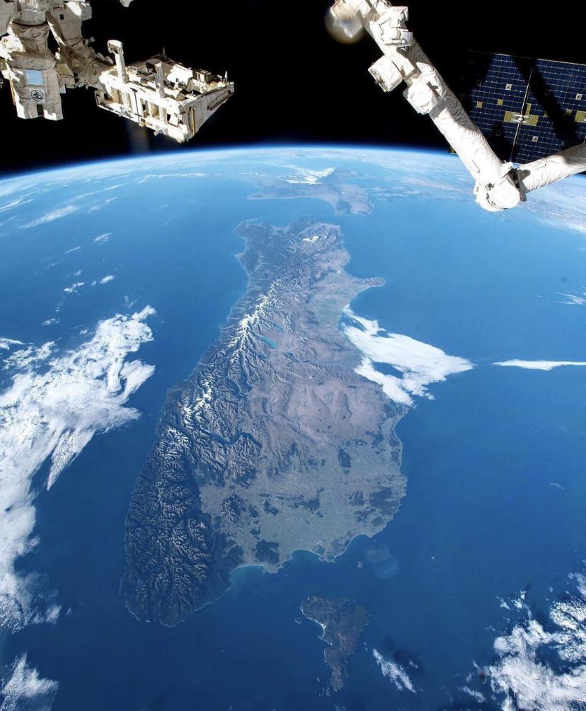 New Zealand seen from the ISS 

Taken from ~222,640 refrigerators up