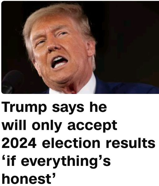 HOW WILL HE KNOW?? He was wrong last time, HIS OWN auditors TOLD him he was wrong, and HE STILL refuses to accept 2020 Election results as honest!!!