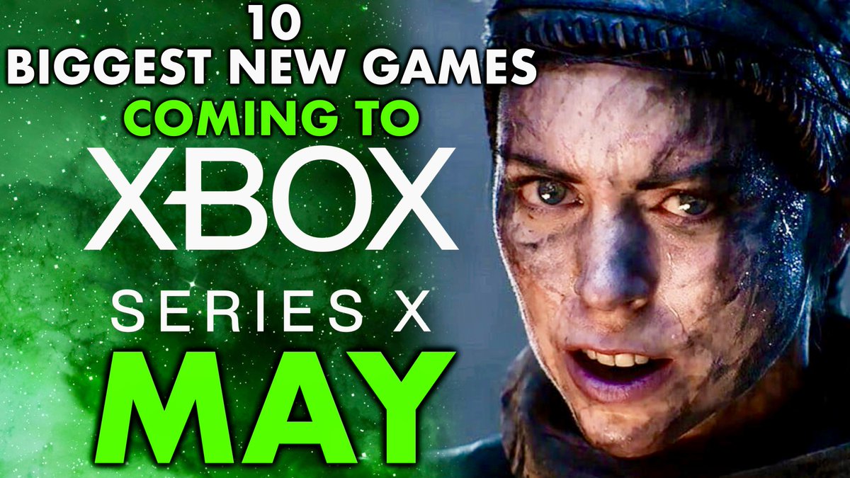 It’s going to be a great year for Gaming, and May alone for games coming up Xbox is looking great!

A wide variety of Big Games!

10 Biggest New Xbox SeriesX Games Coming Soon April 2024

youtu.be/7zglFknVTOg?si…