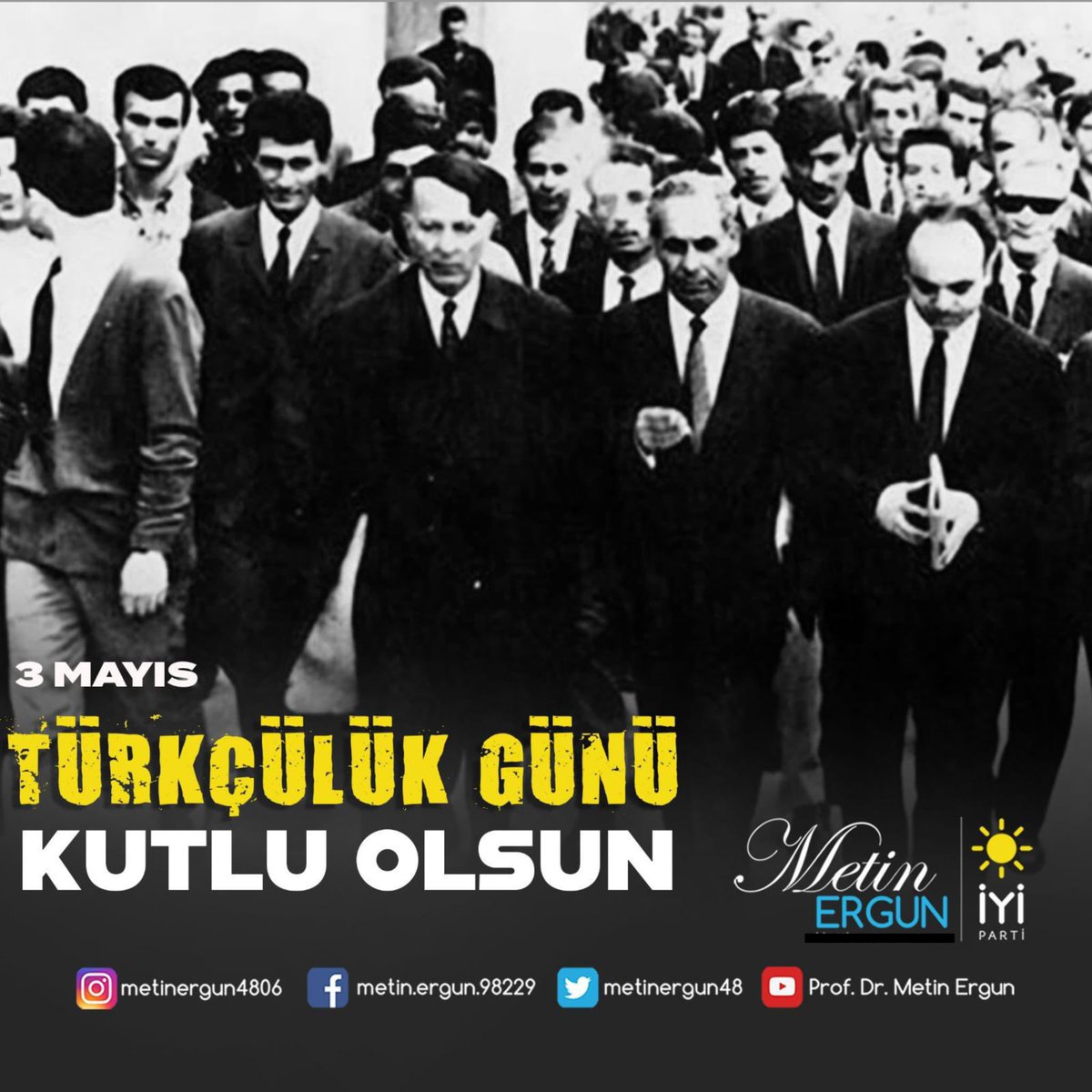 “Türkçülük öyle şerefli bir bayraktır ki, onu vatanın her köşesinde durmadan dalgalandırmak her Türk’ün ilk ve milli vazifesidir.' —Mustafa Kemal Atatürk #3MayısTürkçülükGünü kutlu olsun.