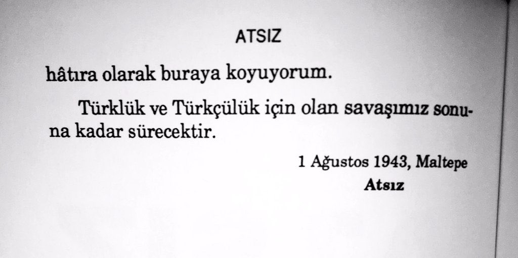 “Kavgamız son nefer, son nefes ve son damla kana kadardır!”