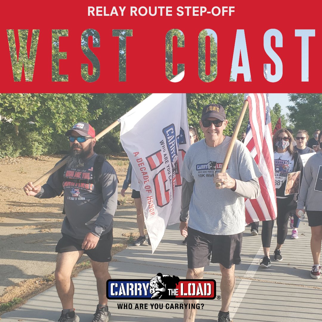 Today we embarked on a journey of honor and remembrance along the West Coast Route. From the breathtaking landscapes of Washington to the heart of Texas, join us as we pay tribute to our heroes. Together, we walk to #CarryTheLoad