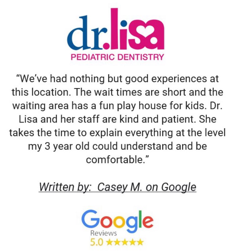 It's #ThoughtfulThursday!!! We would like to give a heartfelt THANK YOU to Casey M. for this awesome 5 ⭐ Google Review. We love seeing our patients and their families making happy memories ❤🦷❤🦷 #ThoughtfulThursday #bestpediatricdentist #boyntonpediatricdentist #drlisa